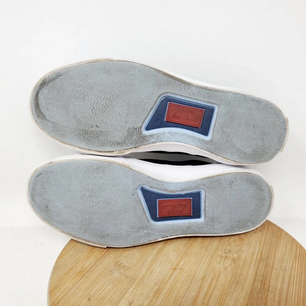 Converse Jack Purcell Shoes Womens 8 Black Lace Up Low Retro Sneaker - Picture 11 of 13